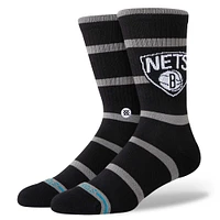 Chaussettes unisexes Stance Brooklyn Nets Prep Stripe Crew