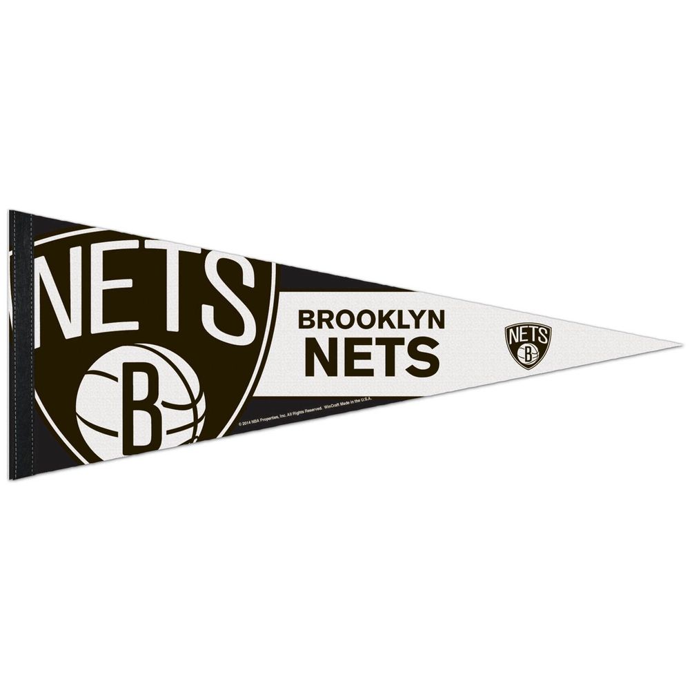 WinCraft Brooklyn Nets 12'' x 30'' Premium - Pennant