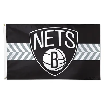 Brooklyn Nets WinCraft 3' x 5' Horizontal Stripe Deluxe Single-Sided Flag