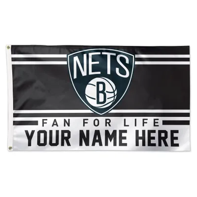 Brooklyn Nets WinCraft 3' x 5' One-Sided Deluxe Personalized Flag