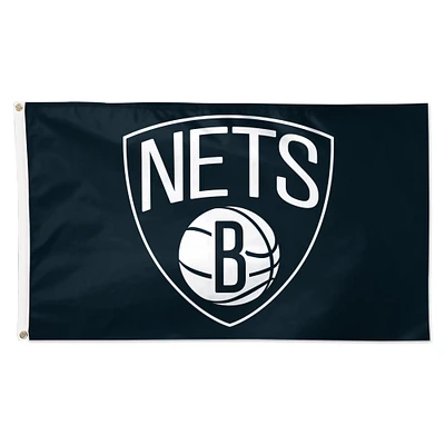 WinCraft Brooklyn Nets 3' x 5' Primary Logo Single-Sided