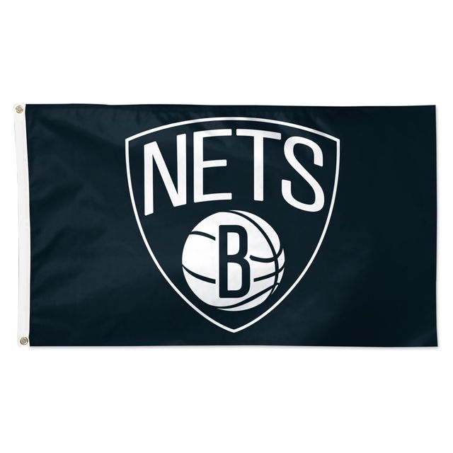 WinCraft Brooklyn Nets 3' x 5' Logo principal simple face - Drapeau