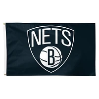 WinCraft Brooklyn Nets 3' x 5' Primary Logo Single-Sided - Flag