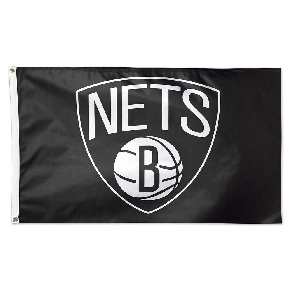 WinCraft Brooklyn Nets 3' x 5' Drapeau de luxe simple face