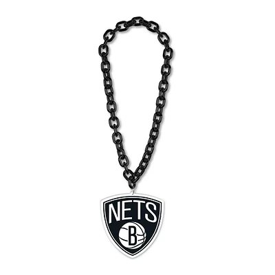 Collier WinCraft avec grand logo Brooklyn Nets