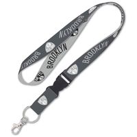 WinCraft Brooklyn Nets Charcoal - Lanyard