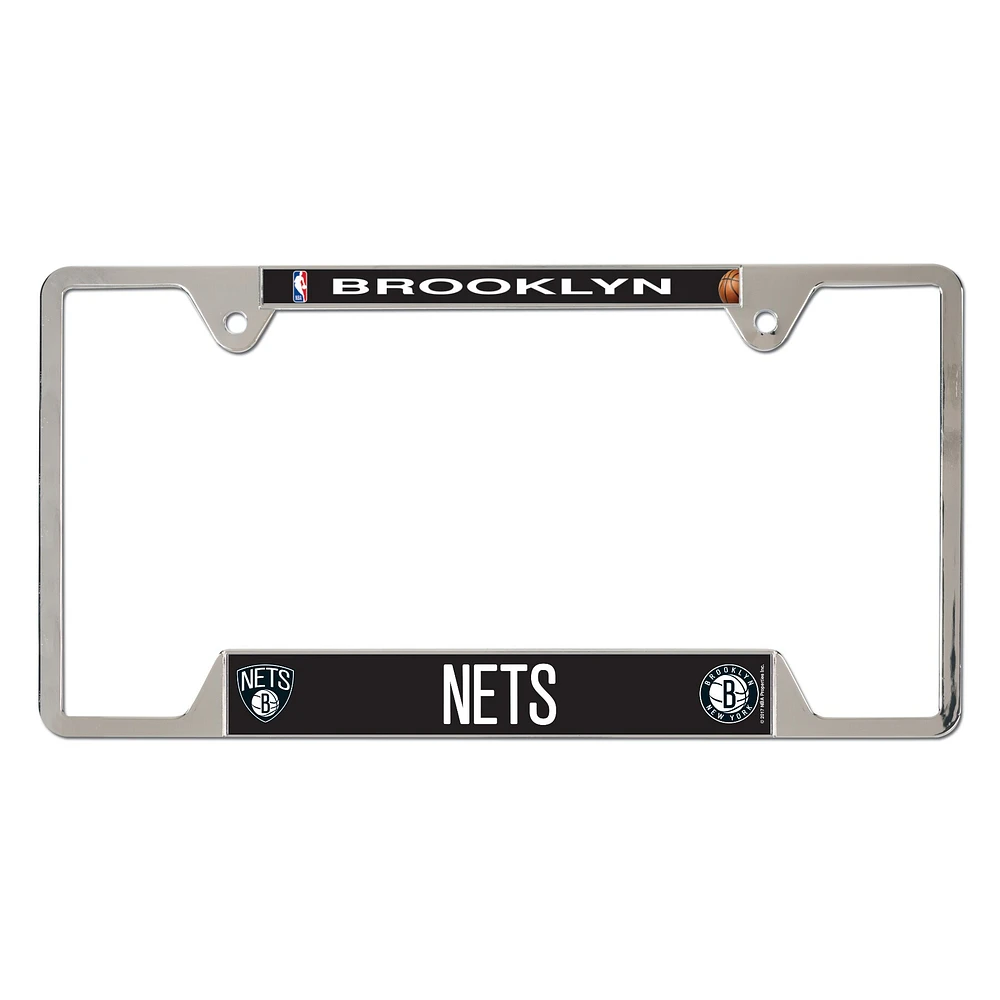 Cadre de plaque d'immatriculation WinCraft Brooklyn Nets