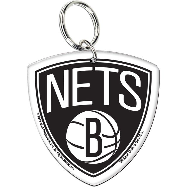 WinCraft Brooklyn Nets Team Logo Porte-clés Acrylique Premium