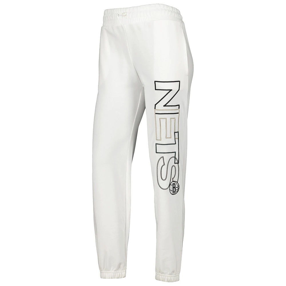 Women's Concepts Sport White Brooklyn Nets Sunray Pants