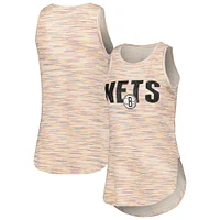 Women's Concepts Sport White Brooklyn Nets Sunray Tank Top