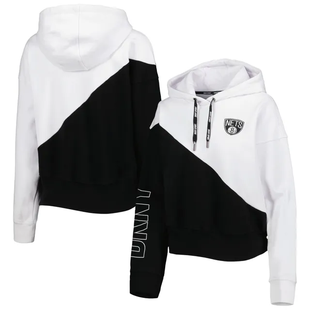 Dkny Womens Chicago Bears Hoodie Sweatshirt, White, Small