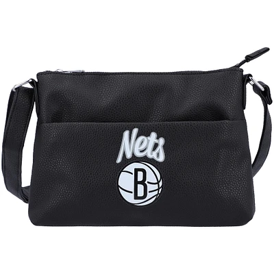 Brooklyn Nets FOCO Women's Logo Script Crossbody Handbag
