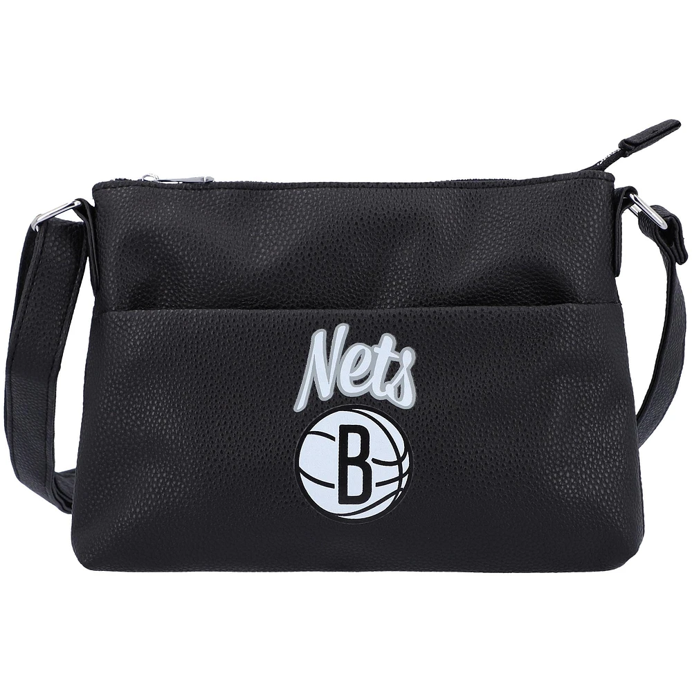 FOCO Brooklyn Nets Logo Script Sac à bandoulière pour femme