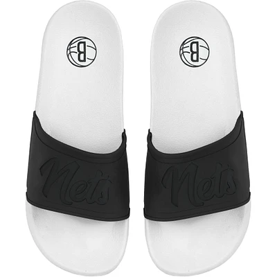 Brooklyn Nets FOCO Women's Script Wordmark Slide Sandals