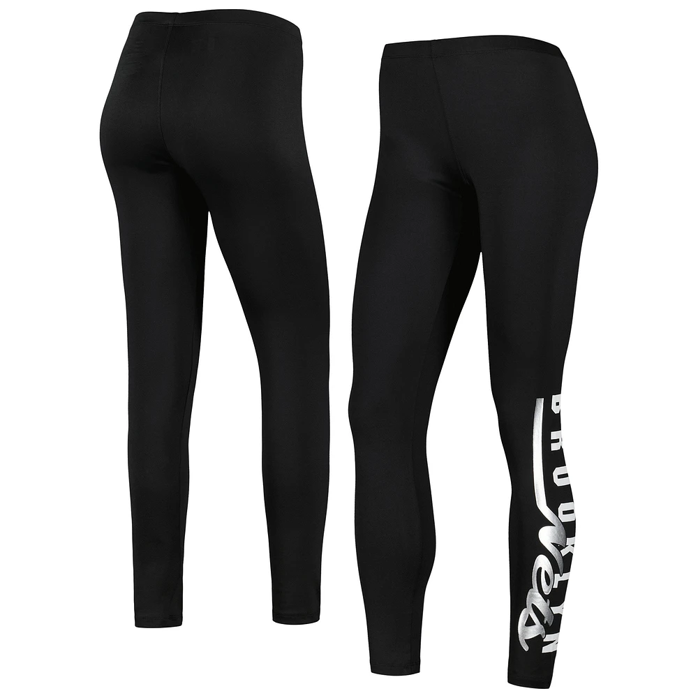 Women's G-III 4Her by Carl Banks Black Brooklyn Nets Jump Shot Leggings