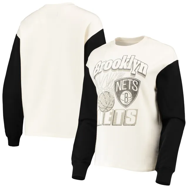 Lids Brooklyn Nets Junk Food Women's Tie-Dye Pullover Sweatshirt - Black
