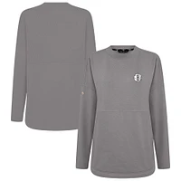 Women's Levelwear Brooklyn Nets Beaudry Pullover Sweatshirt