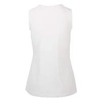 Women's Levelwear  White Brooklyn Nets Mother's Day Macy Core Logo Tank Top