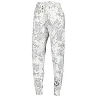 Women's Lusso Gray Brooklyn Nets Melissa Tri-Blend Jogger Pants