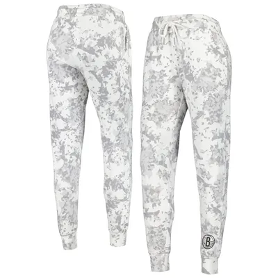 Women's Lusso Gray Brooklyn Nets Melissa Tri-Blend Jogger Pants