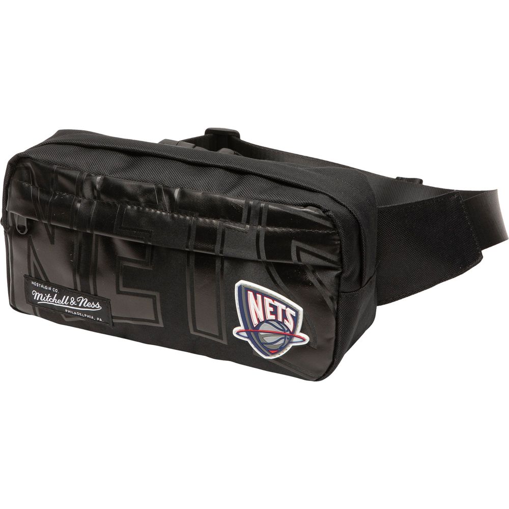 Women's Mitchell & Ness Black Brooklyn Nets Hardwood Classics Fanny Pack