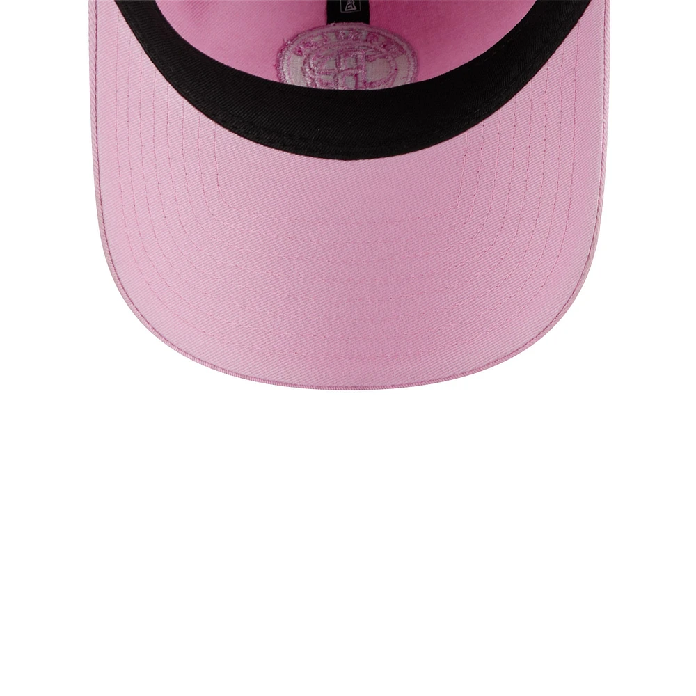 Casquette ajustable 9TWENTY rose Brooklyn Nets Colorpack ton sur ton New Era pour femme