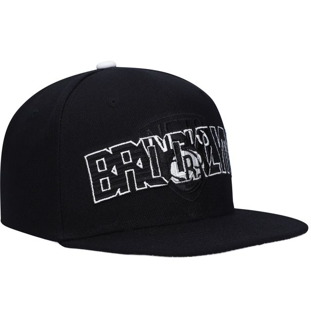 Mot-symbole style de vie Brooklyn Nets noir pour jeune - Casquette snapback