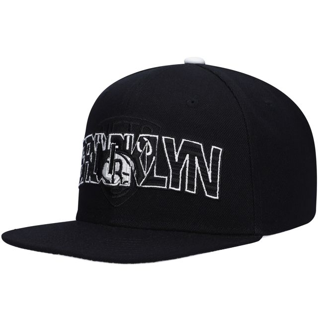 Mot-symbole style de vie Brooklyn Nets noir pour jeune - Casquette snapback