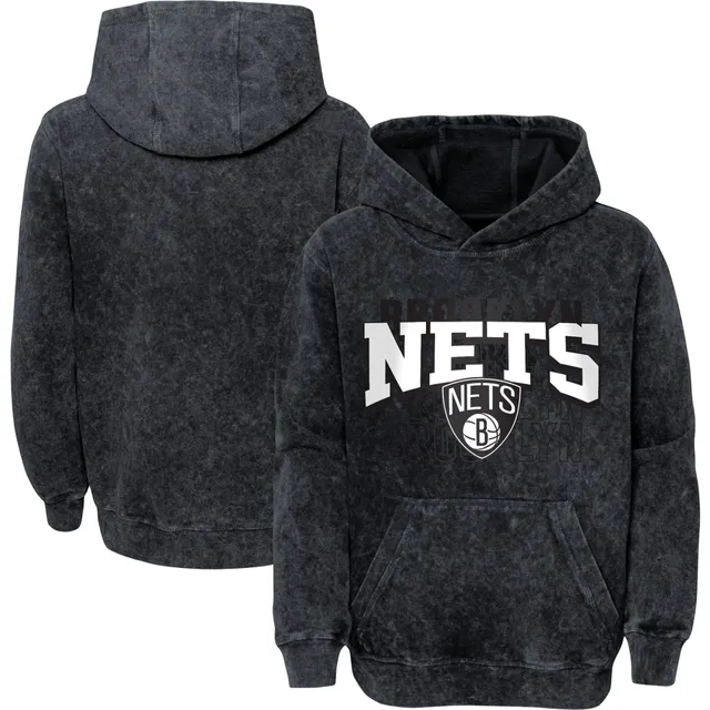 Youth Brooklyn Nets Black Draft Pick Pullover Hoodie