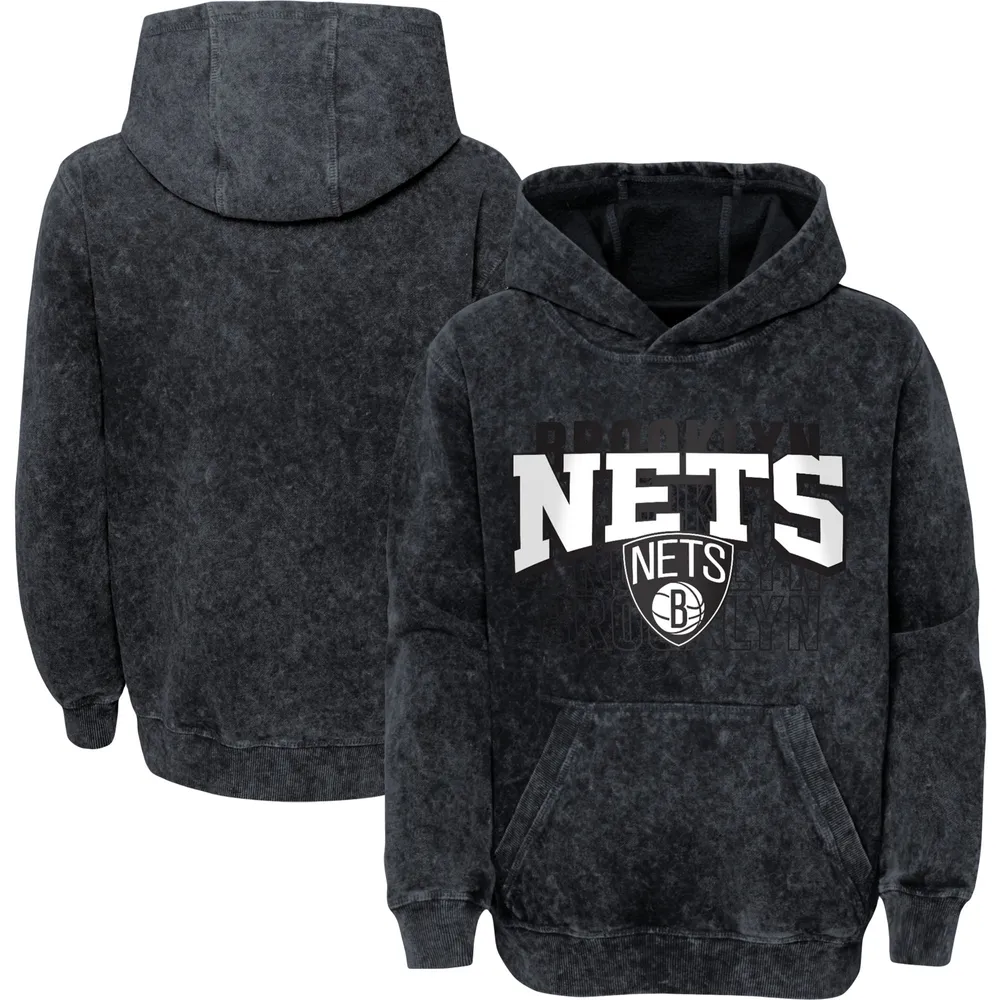 Lids Brooklyn Nets Youth Mineral Wash Back-to-Back Pullover Hoodie