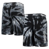 Youth Black Brooklyn Nets Santa Monica Tie-Dye Shorts