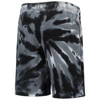 Youth Black Brooklyn Nets Santa Monica Tie-Dye Shorts