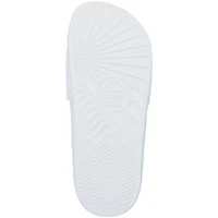 Youth ISlide White Brooklyn Nets Primary Motto Slide Sandals