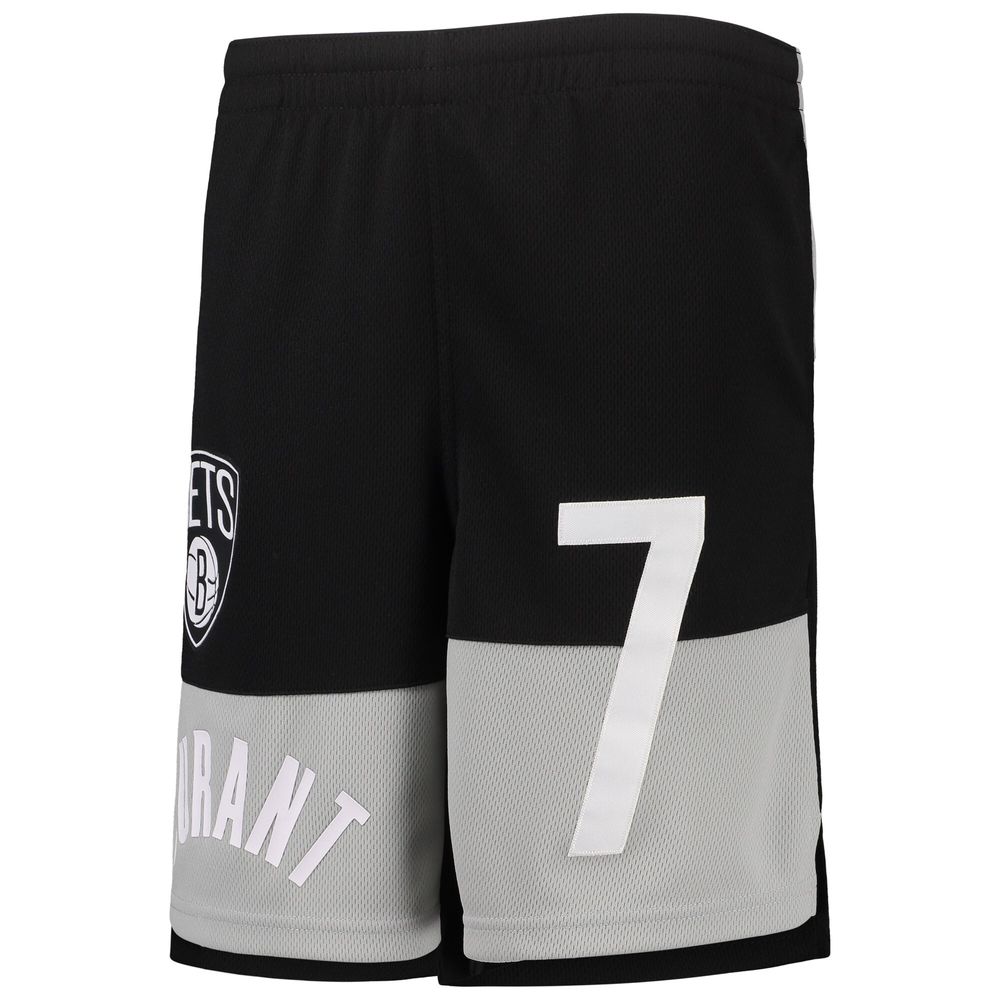 Youth Kevin Durant Black Brooklyn Nets Pandemonium Name & Number Shorts