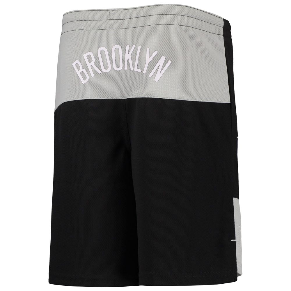 Youth Kevin Durant Black Brooklyn Nets Pandemonium Name & Number Shorts