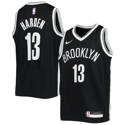 James Harden Brooklyn Nets Nike Youth 2020/21 Swingman Jersey - Black Icon Edition
