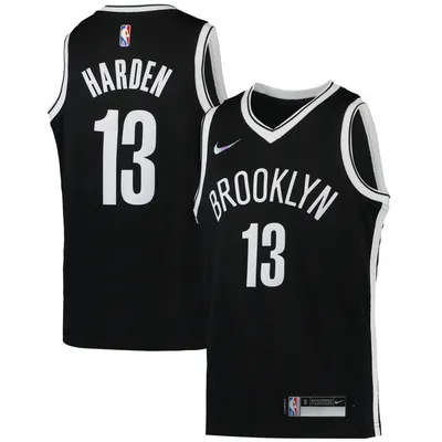 James Harden Brooklyn Nets Nike Youth 2021/22 Diamond Swingman Jersey - Icon Edition Black