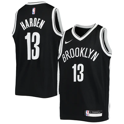 Youth Nike James Harden Black Brooklyn Nets Swingman Jersey - Icon Edition