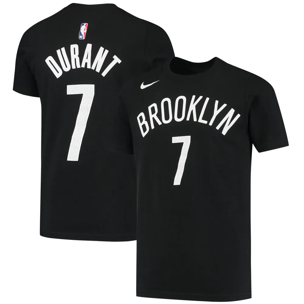 T-shirt Performance Nike Kevin Durant Brooklyn Nets Logo Name & Number pour jeune