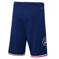 Youth Nike Navy Brooklyn Nets 2021/22 City Edition Courtside Swingman Shorts