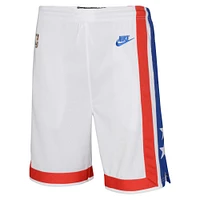 Short Nike Brooklyn Nets Hardwood Classics Swingman pour enfant, blanc