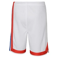 Youth Nike White Brooklyn Nets Hardwood Classics Swingman Shorts