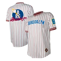 Men's Stitches White Brooklyn Royal Giants V-Neck Jersey