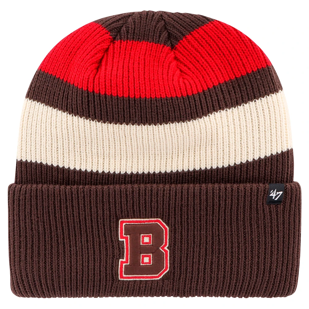 Bonnet en tricot à revers Jennings Clubhouse Brown Bears '47 pour homme