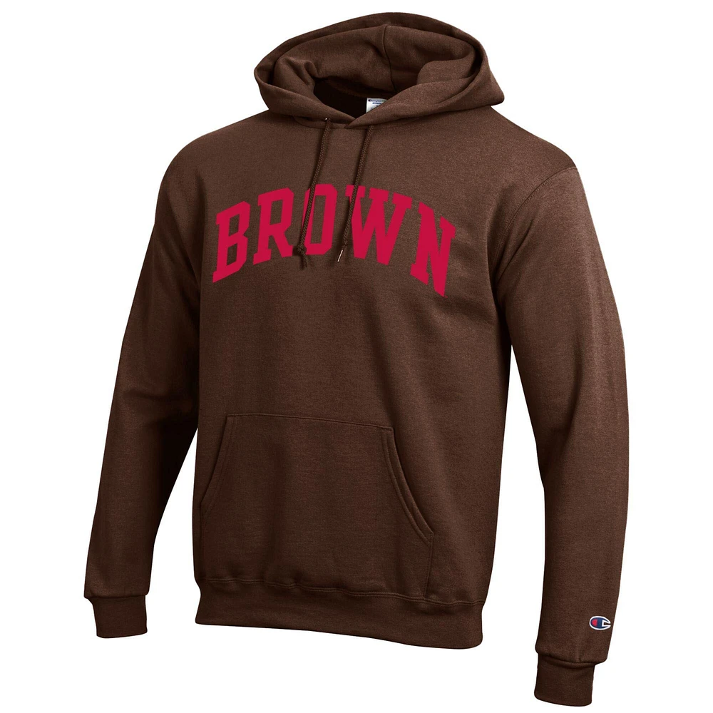 Men's Champion  Brown Bears Basic Arch Fleece Pullover Hoodie