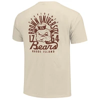 T-shirt crème pour homme avec motif mascotte des Ours bruns