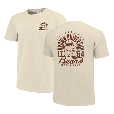 T-shirt crème pour homme avec motif mascotte des Ours bruns