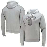 Men's League Collegiate Wear Heathered Gray Brown Bears Seal Neuvo Essential Fleece Pullover Hoodie