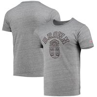 Men's League Collegiate Wear Heathered Gray Brown Bears Tide Seal Nuevo Victory Falls Tri-Blend T-Shirt