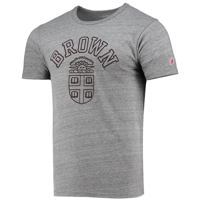 T-shirt tri-blend pour hommes League Collegiate Wear Heather Grey Brown Bears Seal Nuevo Victory Falls